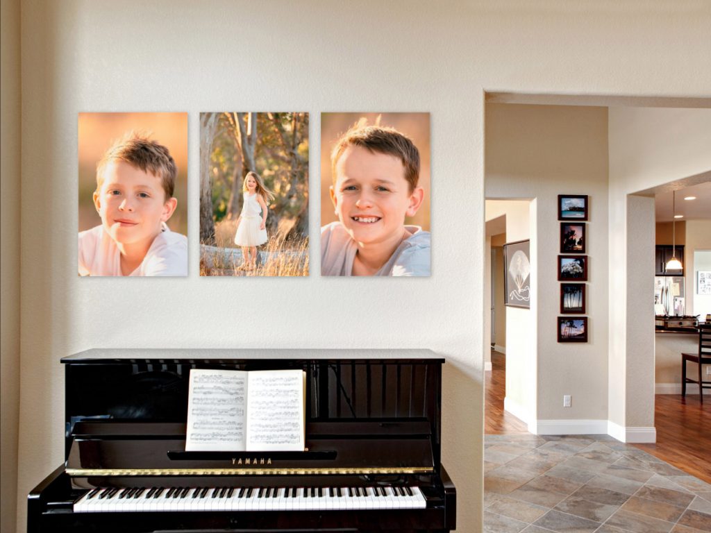 Gallery Wrapped Canvas, Family Photo Session, Sibling Photos, Full Service Photographer
